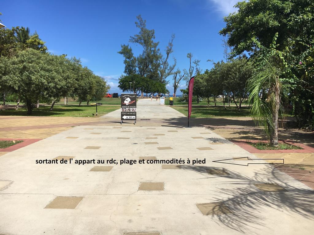 A Pied Dans L Eau Ecolo 97434 Apartment แลร์มิตาจ-เลส์-แบ็งส์ ภายนอก รูปภาพ