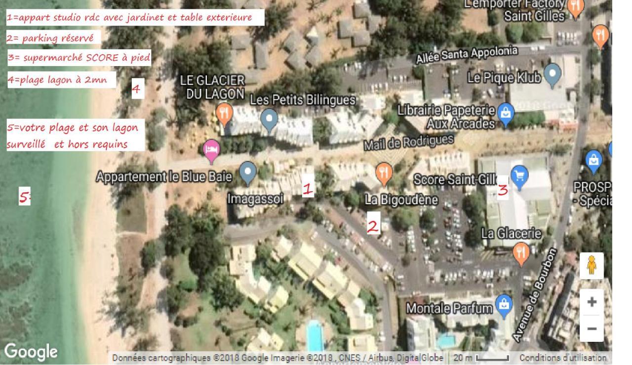A Pied Dans L Eau Ecolo 97434 Apartment แลร์มิตาจ-เลส์-แบ็งส์ ภายนอก รูปภาพ